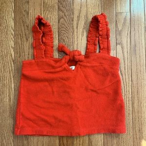 Madewell Red Retro Tank XXS